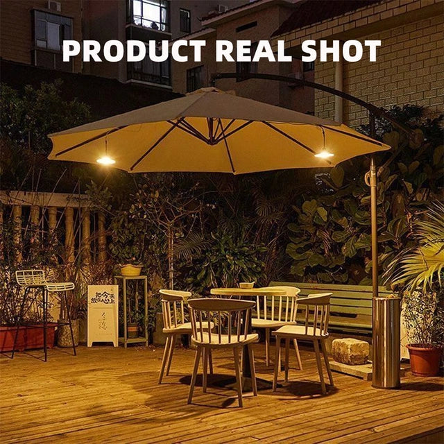 Solar LED Pendant Lamp Set 2pc