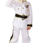Boys Navy Admiral Halloween Cosplay Costume Police Uniform Role Play Dress up- Size 3/4yrs