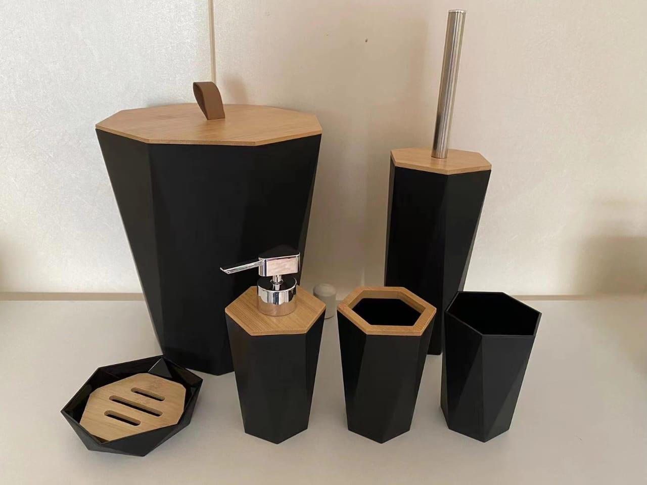 Luxury Bathroom Set Octagonal 6pc Set