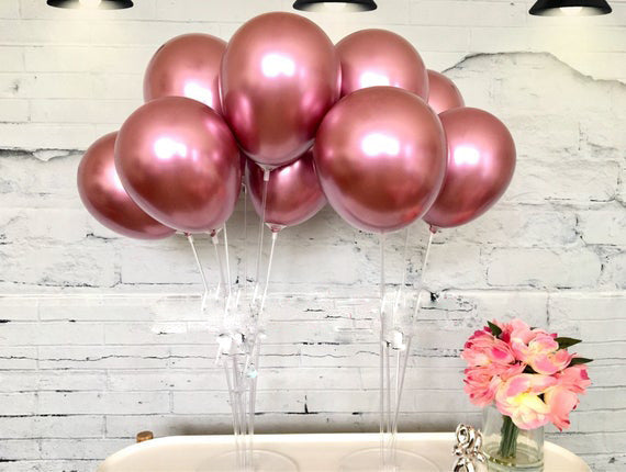 Balloons Stand Balloon Holder Stick – For Birthday , Anniversary and Bridal Shower and Baby Shower Party Balloon Decor Adult Birthday Party Decor - 2 Size Options