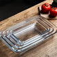 MHome 3 Piece Oven Safe Glass Baking, Roasting & Casserole Dish Set - Rectangular - Various Options
