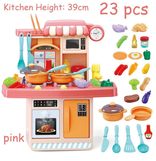 Children's toy spray kitchen girls' real cooking children's simulation kitchenware set