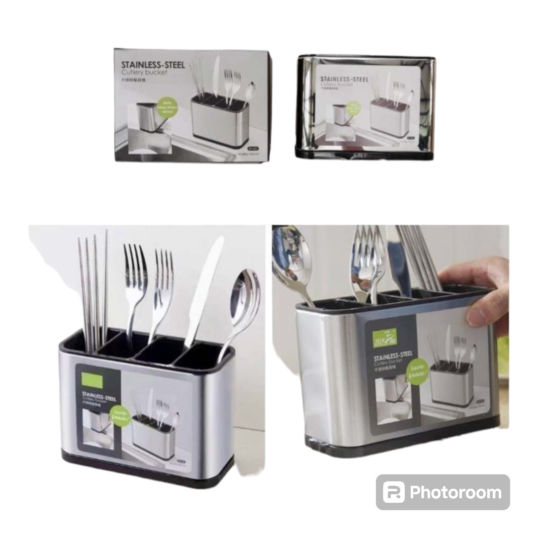 Kitchen Utensil Holder, Stainless Steel Organiser