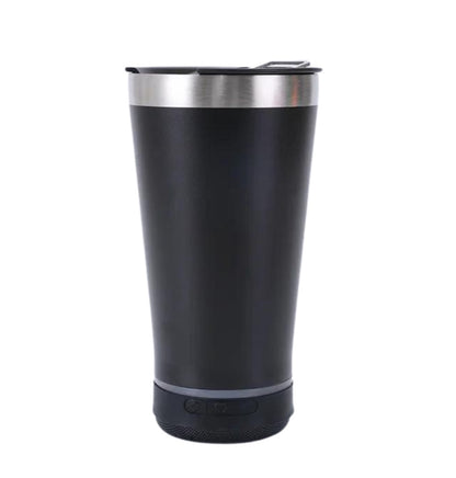 MTech 473ml Bluetooth Speaker Travel Mug – Stainless Steel Tumbler (Multiple Colors)
