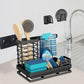 Kitchen Sink Organiser, Black, Sponge Holder, Kitchen Organiser, Sink Dish Cloth Holder Organiser, Sink Organiser, Sponge Holder for Kitchen Sink Storage & Organisation (Black)