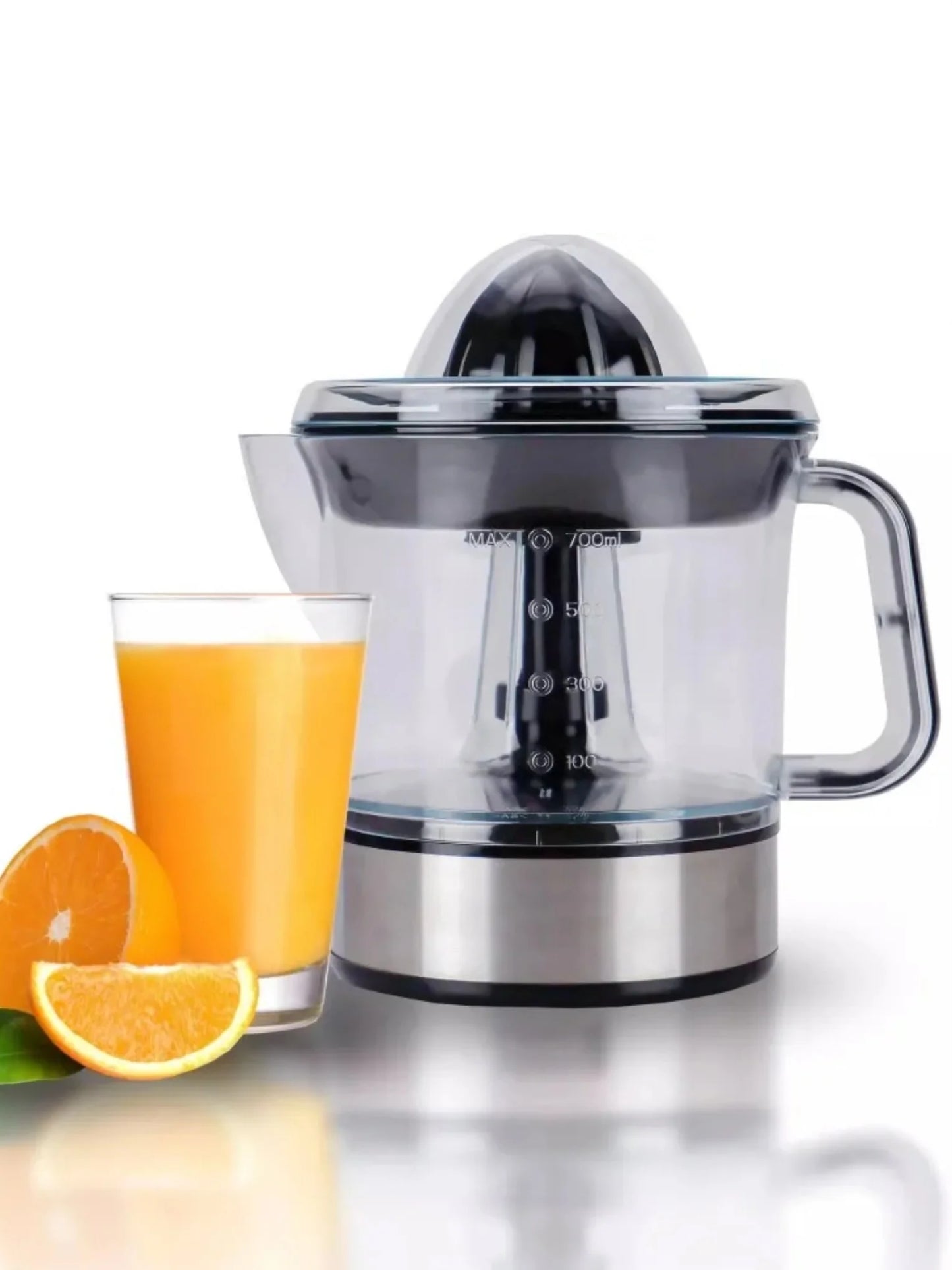 Mhome Electric Orange Juicer Machine With Stainless Steel Blades Easy Clean