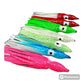 Luminous Squid Skirts Soft Lure Fish 9cm Night Fishing Lure Octopus Glow Rubber Artificial Bait for Tuna Sailfish 10pc