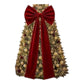 Christmas Tree Topper Bow, Extra Large Red Velvet Bows for Home Christmas Tree Toppers Wreath Wall Room Party Holiday Decor 60x180cm