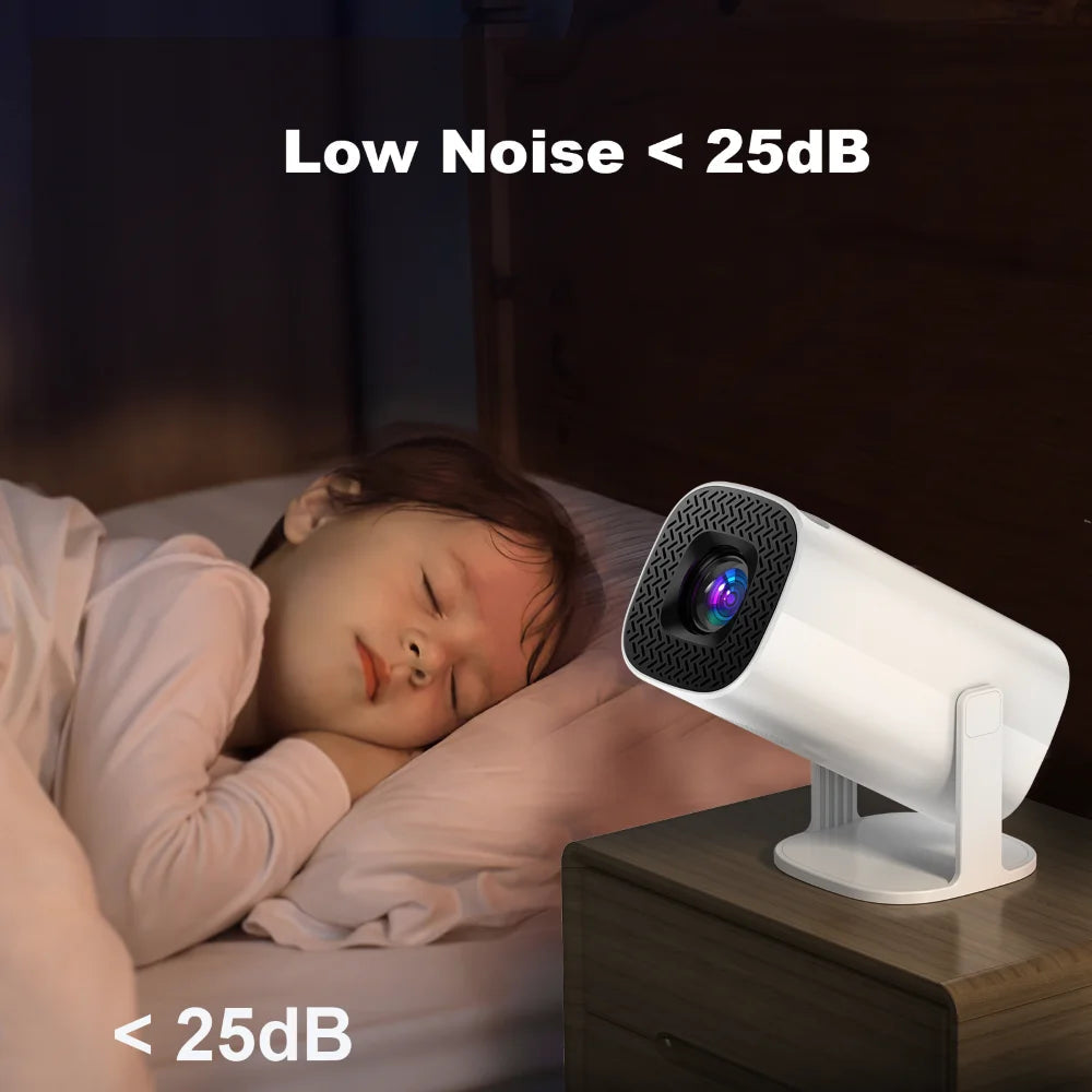 Portable Projector Android 11 WiFi6 Support 4K 1080P BT5.0 Projector 1208*720P Home Cinema Portable Projector AE-170