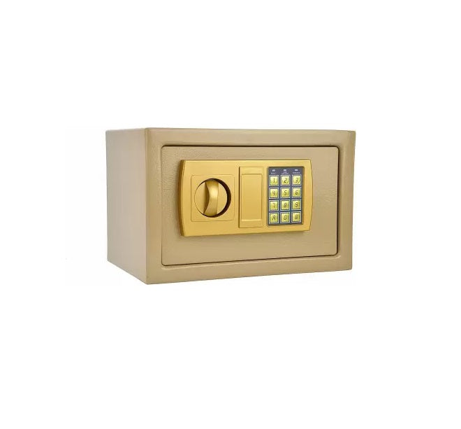 Mini Safe with Key & Combination Lock 20E- Various Colours