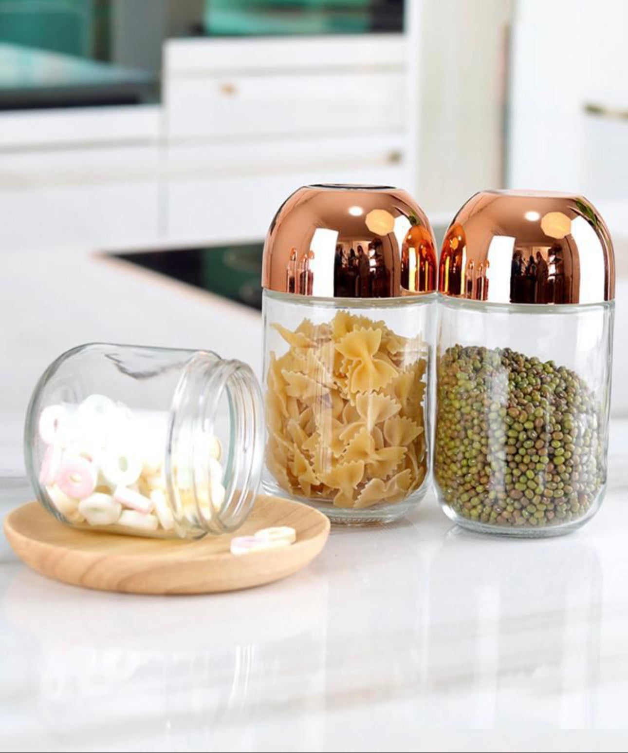 Amino Storage Canister Jar Set 2pc