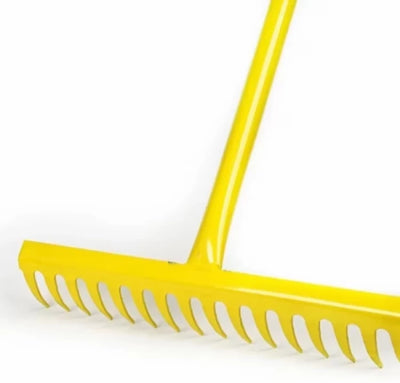 Garden Steel Rake Yellow