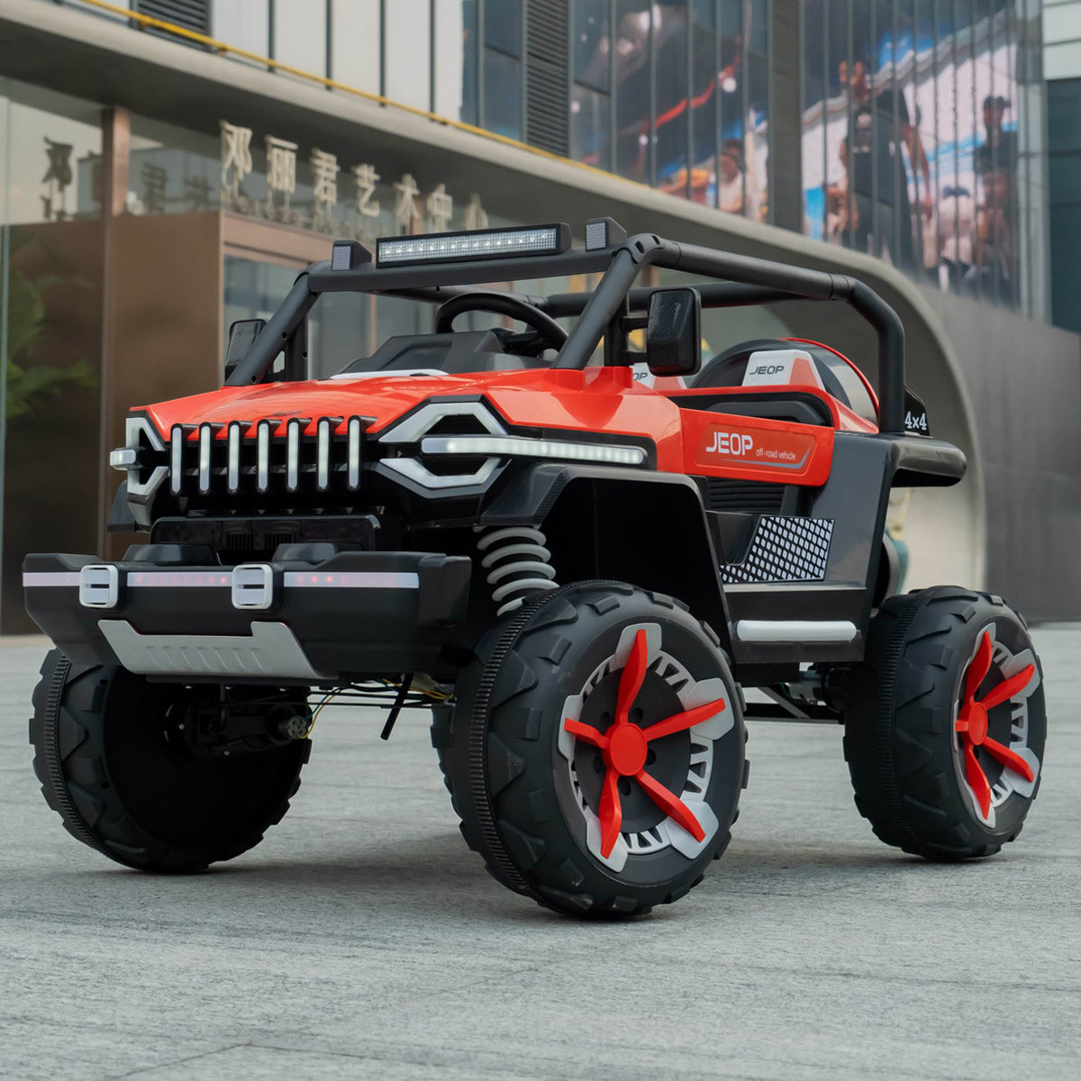 MTech Kids Rechargeable Battery Operated Ride On Jeop 4x4 12v