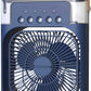 MTech Portable Air Cooler 4-In-1 Mini Mobile Conditioner Fan, Cooling Fan and Humidifier, 7 Colors LED Night Lights 3 Speeds Personal Evaporative Coolers, Conditioning Home Office - Various Options 2pc