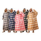 Winter Unisex Hooded Blanket Plush Oversized Wearable Fleece- Various Colours