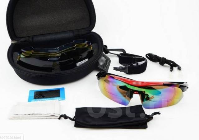 Tactical /Cycling Glasses With 4 Interchangeable Lens