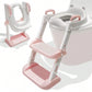 Height Adjustable Potty Training Toilet Seat with Step Stool Ladder for Boys and Girls Baby Toddler Kid Children Toilet Training Seat Chair - Various Options