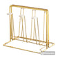 Cup Drying Rack Stand Organizer Non-Slip Holder with Handle and 6 Hooks