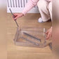 Transparent Rolling Utility Cart With Handle, Multifunctional Plastic Trolley, Bathroom Multi-layer Storage Rack, Bathroom Shelves With Wheels, Cosmetic Cart.