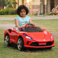 Electric Ride-On Sports Car – Dual Drive | Remote & Self-Drive | LED Lights | Music | 12V Lead-Acid Battery