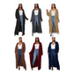 Ladies Long Knitted Cardigan-Various Colours