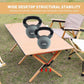 Folding Camping Picnic Table with Carry Bag for Travel Indoor & Outdoor