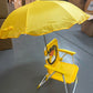 MBaby Kids Folding Animal Chair – Lightweight, Portable & Adorable With Umbrella- Various Colours