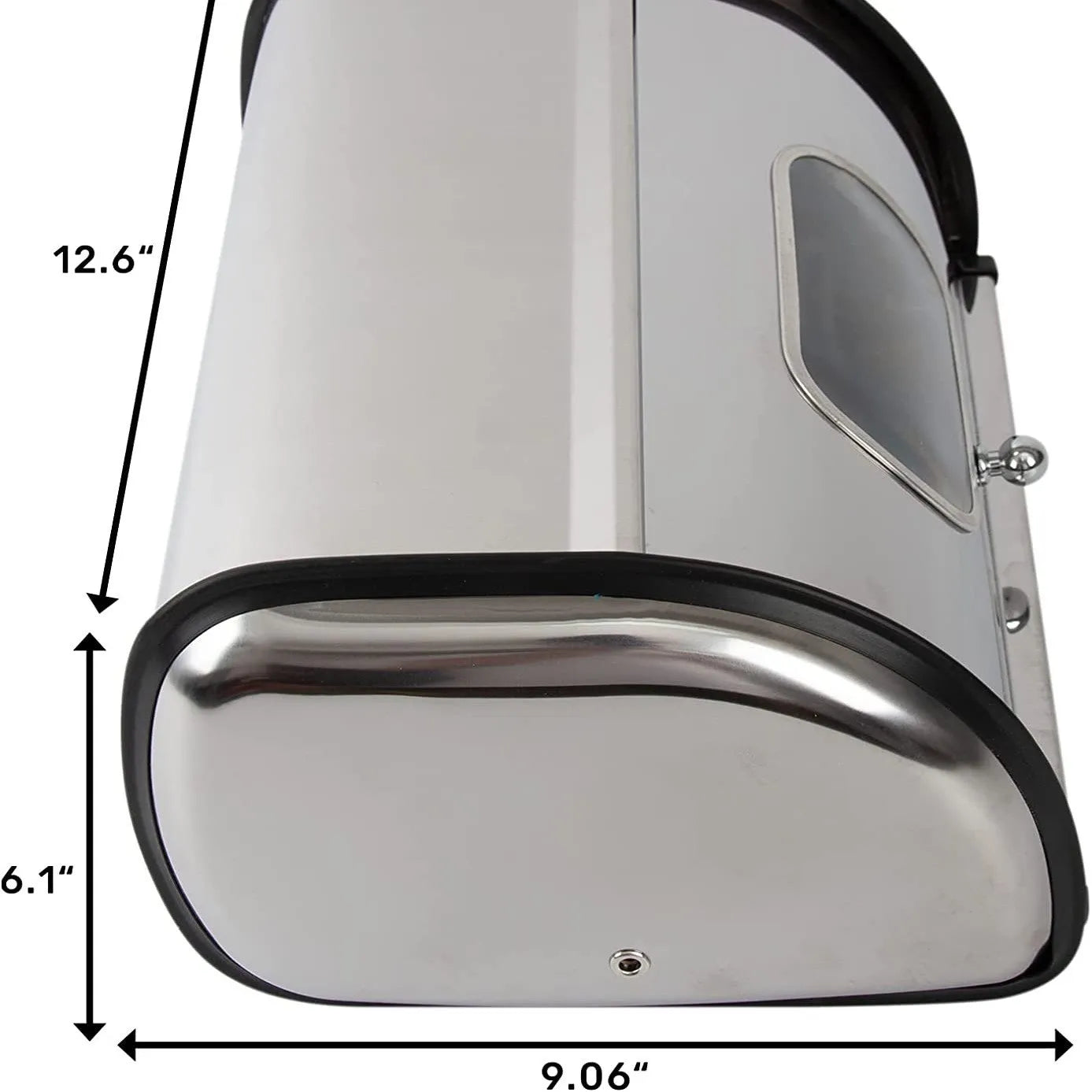 Stainless Steel Window Bread Bin