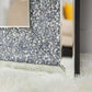 Crushed Diamond Large Rectangular Glass Mirror 2x1M Various Options
