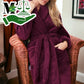 Women's Microfiber Fleece Bathrobe/Gown