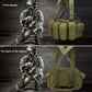 Lightweight Tactical Vest, Multi-Pocket Magazine Pouch, Outdoor Game Hunting Vest, Airsoft/Paintball Equipment, Men'S/Women'S Military Equipment Package,green