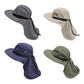 Fishing Hat Sun Protection Outdoor Hat with Neck Flap  Anti-UV Hat - Various Colours