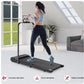 2-in-1 Foldable Treadmill Walking Pad for Home Office – Portable Under Desk Treadmill with LED Display, Remote Control, 2.5HP Quiet Motor, 300lbs Capacity, No Assembly Needed
