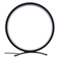 Modern Circle Nightstand Lamp,LED Warm Light Table Lamp for Bedroom Bedside,3 Colors Metal Desk Lamp for Living Room,Dimmable Reading Table Lights for Night Stand on Side & End Tables