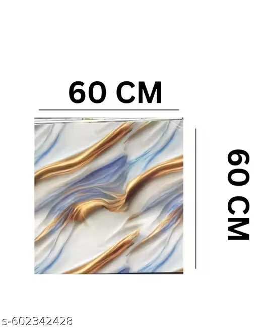 MHome Marble UV Panels Marble UV Sheets | Self Adhesive Wall Tile | Marble Look Wall Panels for Homes and Offices | 60 cm x 60 cm 10pc Pack - Various Colours Available
