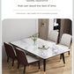MFurn Trendy Marble Sintered Top Dining Table & Chair 5pc Set