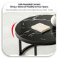 MFURN Round Nesting Table Set 2pc Sintered Top-Various Colours
