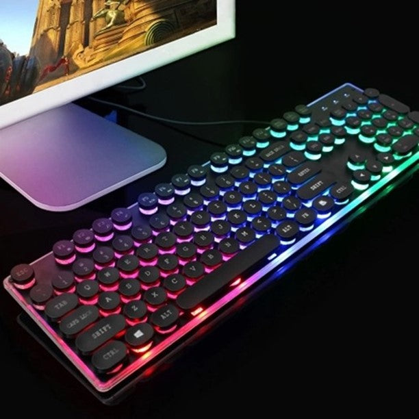 MTech USB Corded Punk Keyboard With Backlight Function