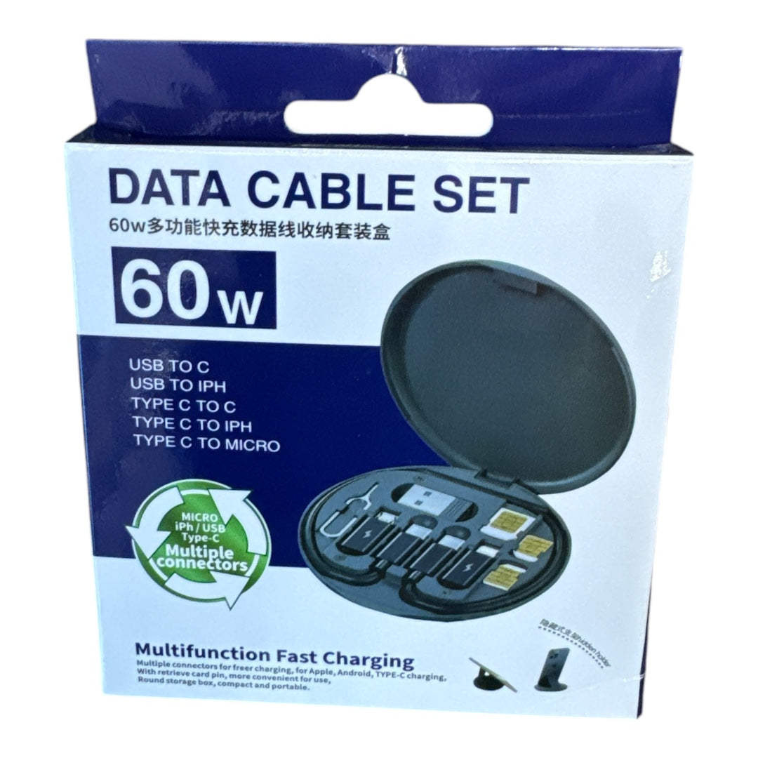 60watt Fast Charging Data  Cable Set