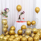 Pearl Chrome Metallic Balloons – 10\12 Inch 100pc Set | Wedding, Birthday & Party Decoration Balloon Kit