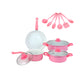 MHome Non-Stick Cookware 13pc Various Colour Options