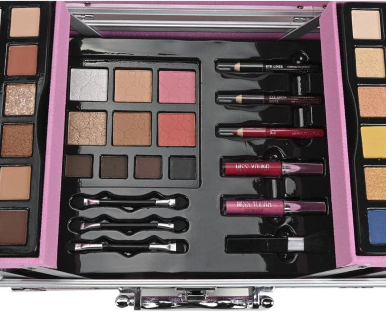 Makeup Set, Makeup Kit, Full Beauty Cosmetics Set, 68 pcs, For Women, Cosmetics Set, Lip Gloss, Eyeshadow, Blast, Eyebrow Powder, Lip Pencil, Brush, Natural Effect, High Color, Long Lasting, Multifunctional.