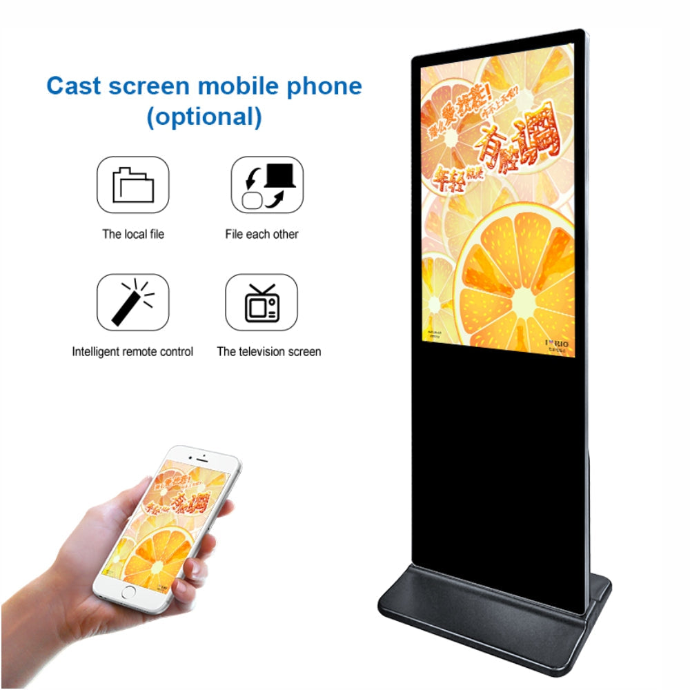Digital Signage Android Media Player Indoor Floor Standing Display 43inch