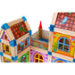 Kids DIY Children's Multi-functional Building Blocks Interactive Educational Wooden Doll House 268pc