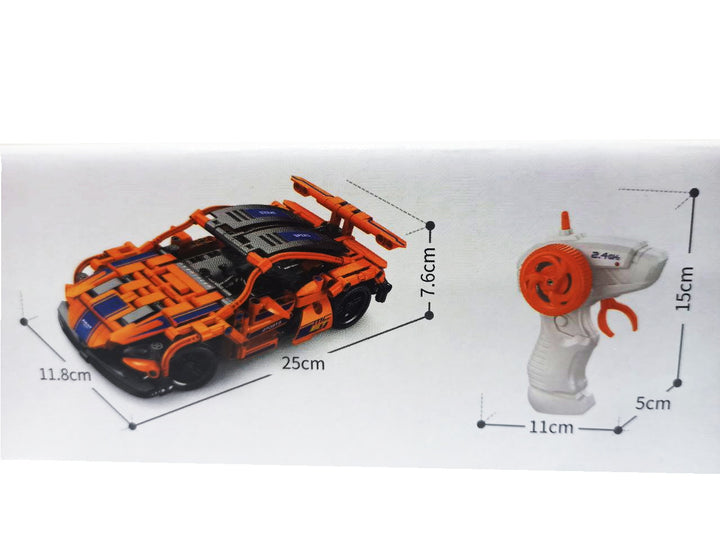 Building Block Speed Sports Car Remote Control Toy 408pc