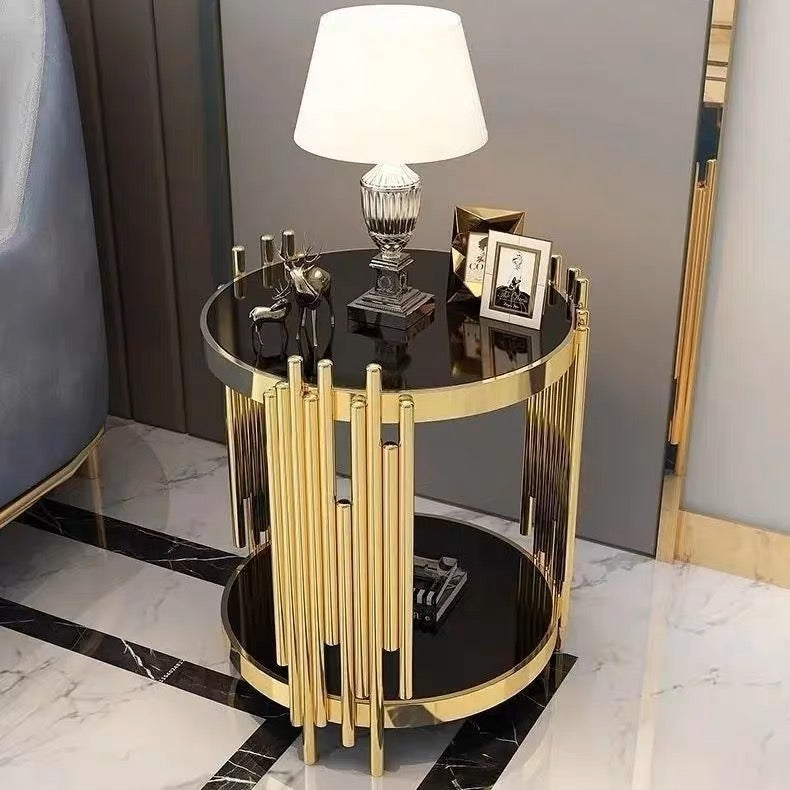 Tempered Glass Side Tables