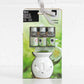 Oil Burner Fragrance Scented Gift Set 10ml White Tea Light Candle Holder Decor