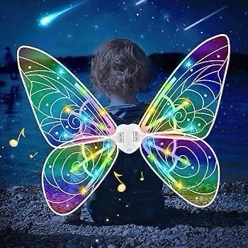 Glowing Elf Electric Butterfly Wings Angel Wings Girl Princess Toy