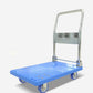 MHome Folding Plastic Trolley Cart - Silent Flatbed Hand Truck