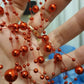 Garland Beads Artificial Chain Flowers Pearls Wedding Party Decor - Various Colours